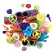 Buttons Galore and More 50+ Novelty Buttons for Sewing & Craft – Retro Theme Buttons